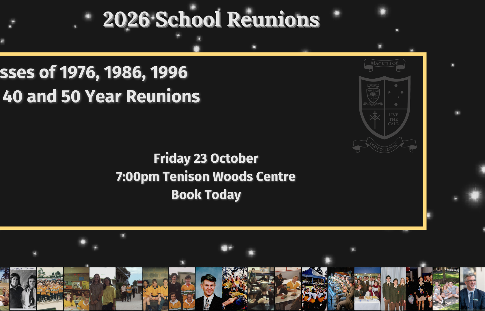 2026 30 50 Year Reunions Website