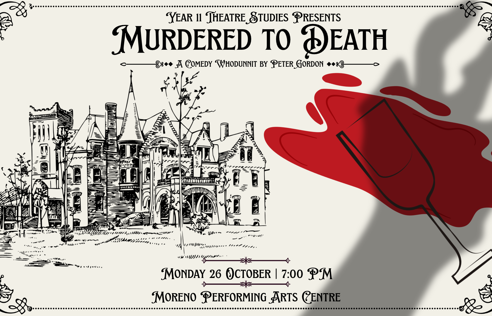 Murdered To Death Poster 16.9