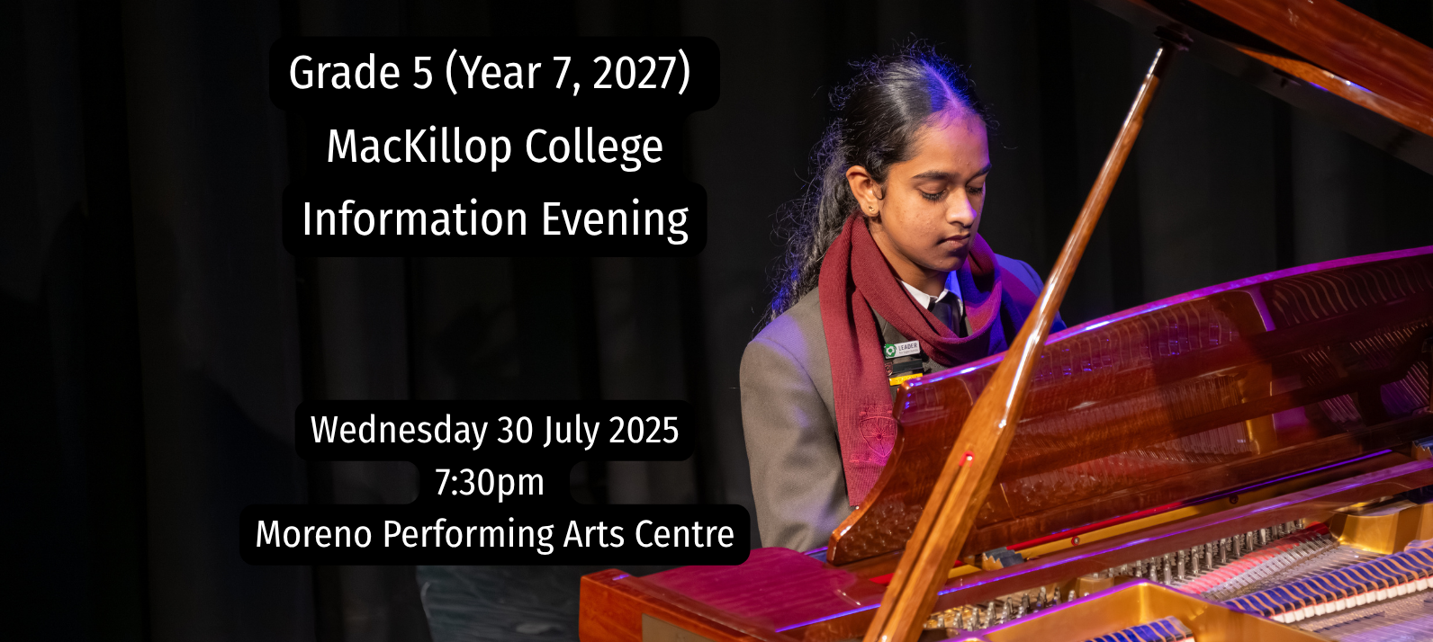 Grade 5 (Year 7 2027) Information Evening - Wednesday 30 July 2025 ...